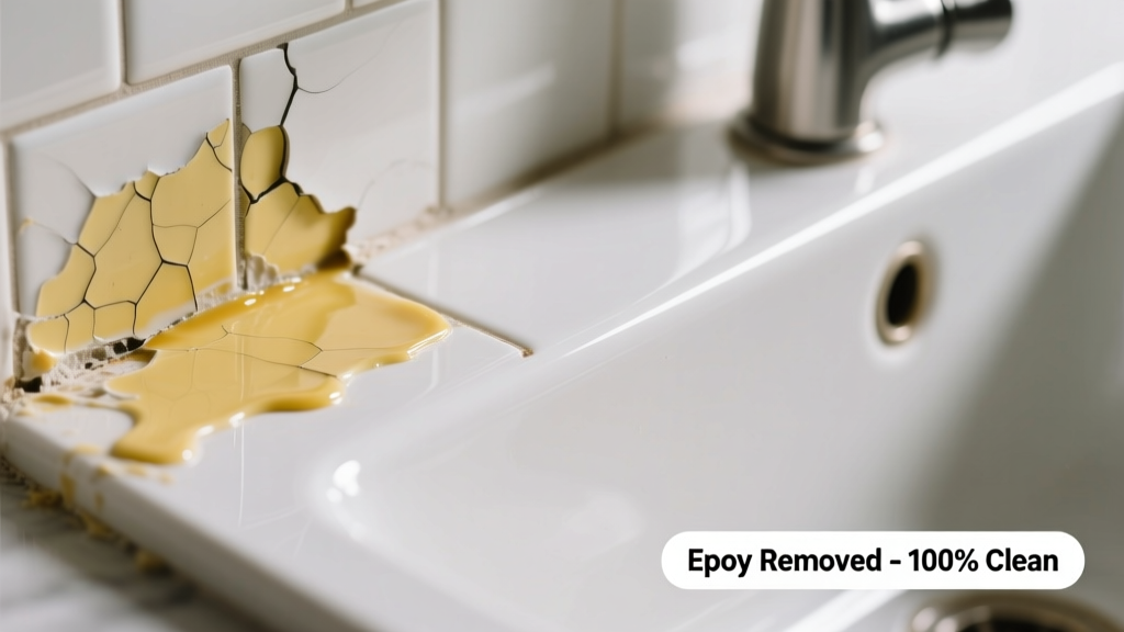 How to Remove Epoxy from Ceramic Tile or Sink