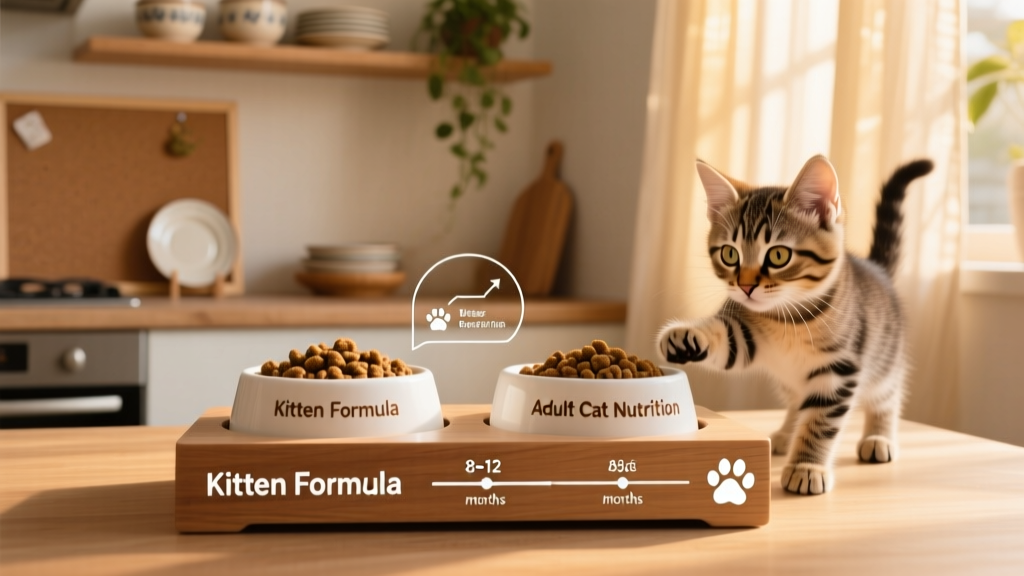 When To Switch From Kitten Food To Adult Cat Food (and How)