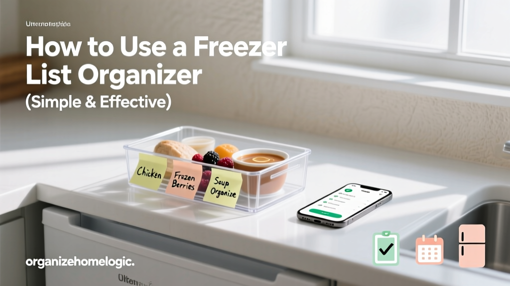 How to Use a Freezer List Organizer (Simple & Effective)