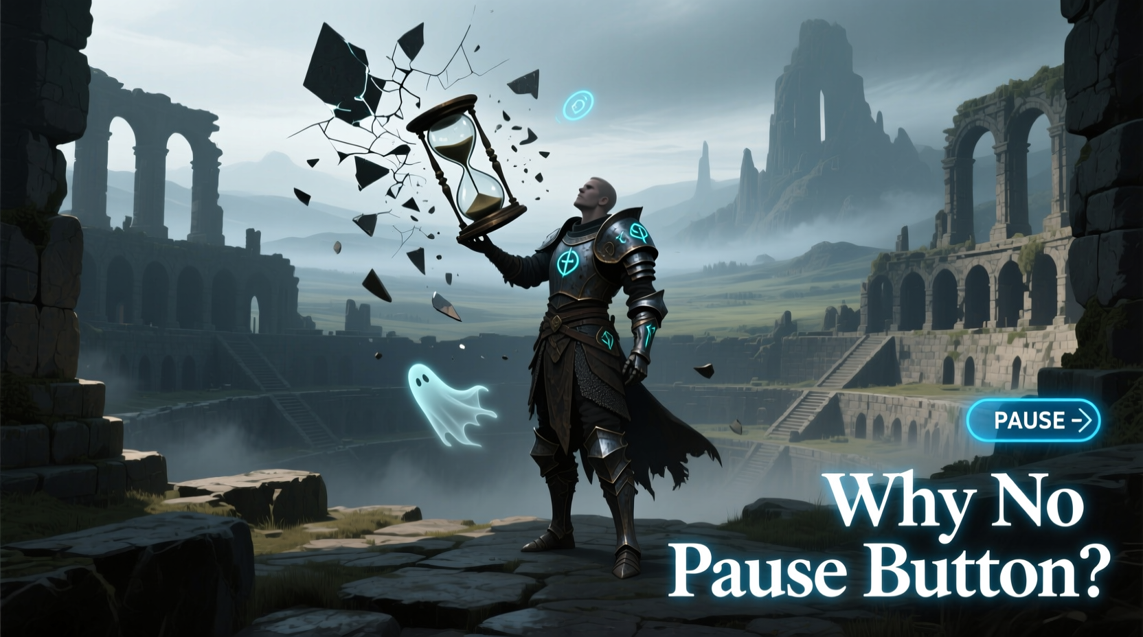 why does elden ring not have a pause button design philosophy explained