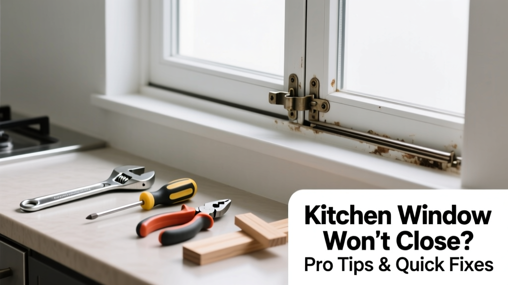 Kitchen Window Won’t Close: Quick Fixes & Pro Tips