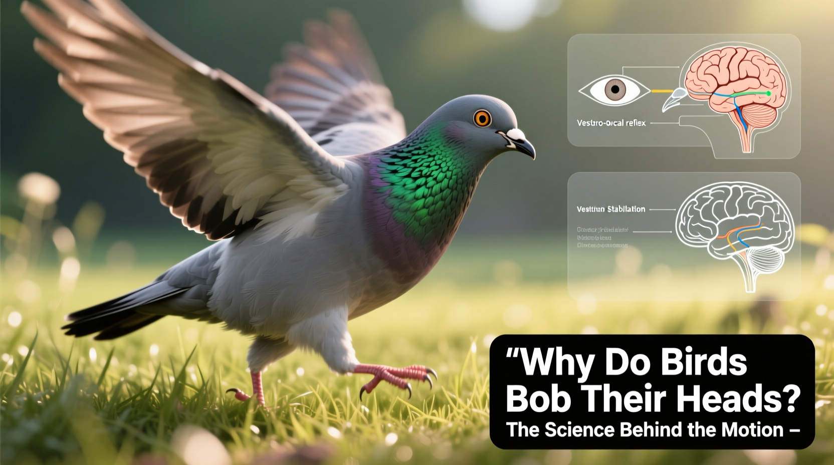 why do birds bob their heads