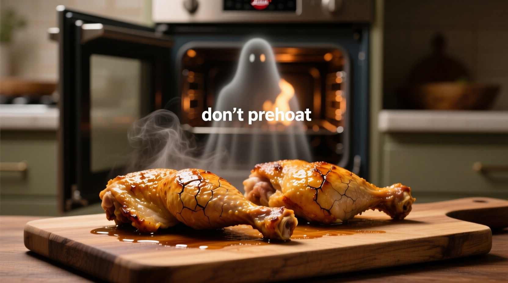 don t preheat your oven before cooking chicken thighs