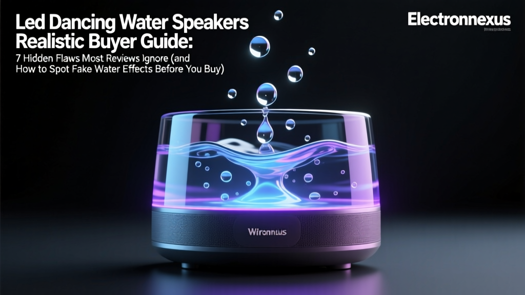 Led Dancing Water Speakers Realistic Buyer Guide: 7 Hidden Flaws Most Reviews Ignore (and How to Spot Fake Water Effects Before You Buy)