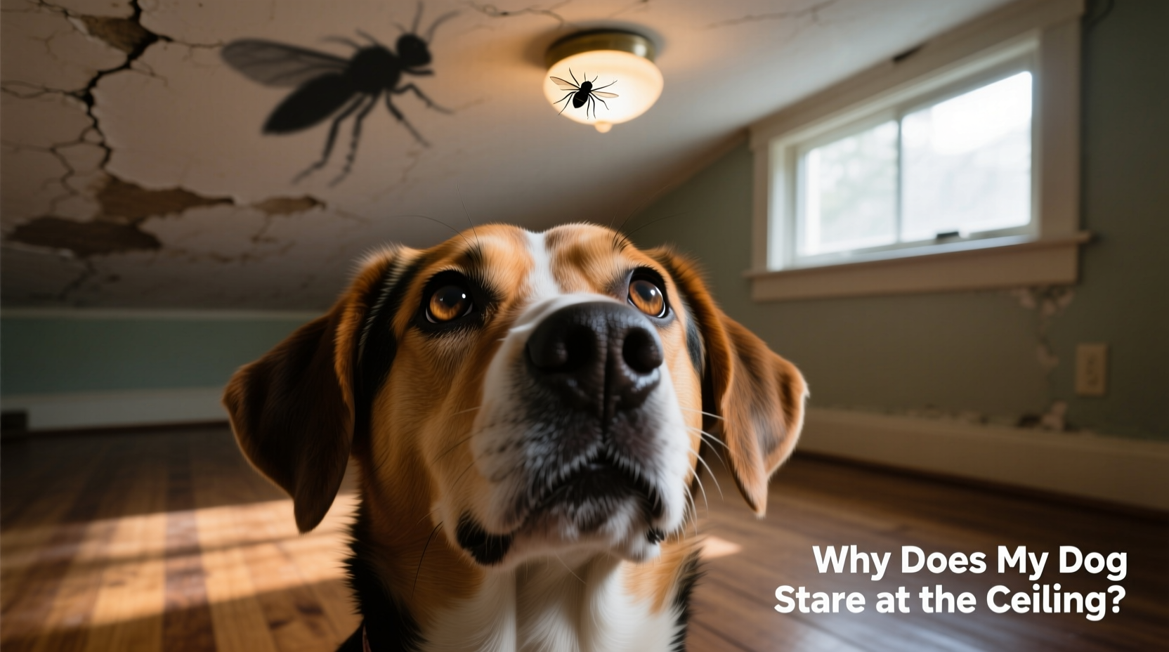 why does my dog stare at the ceiling suddenly possible reasons and when to worry