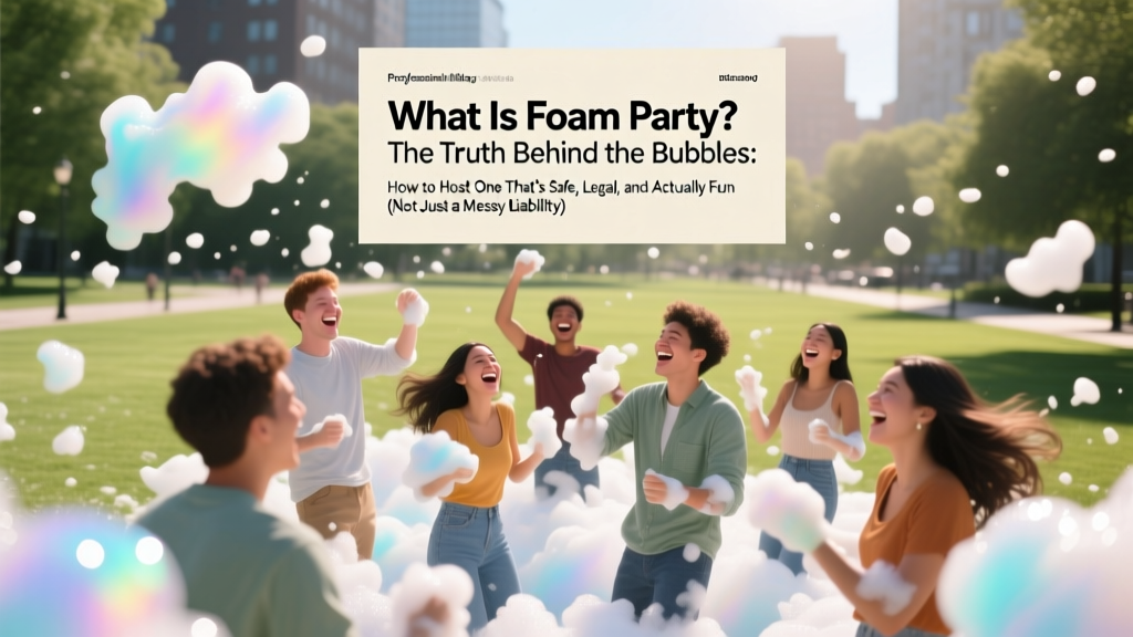 What Is a Foam Party? Safety, Rules & Real Tips