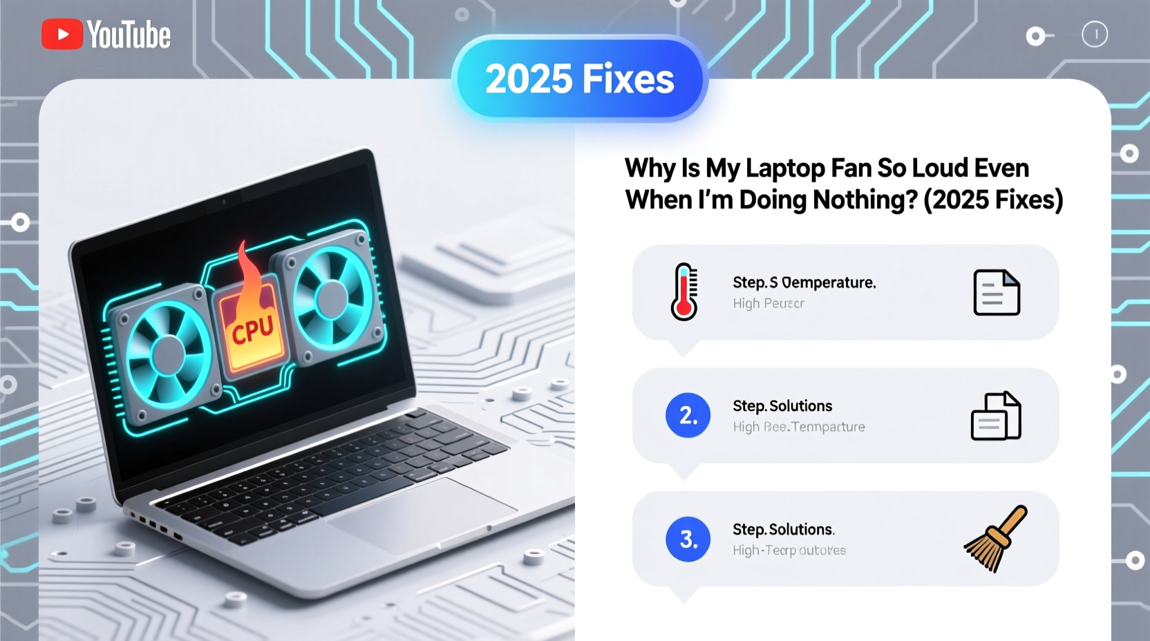 why is my laptop fan so loud even when im doing nothing fixes 2025