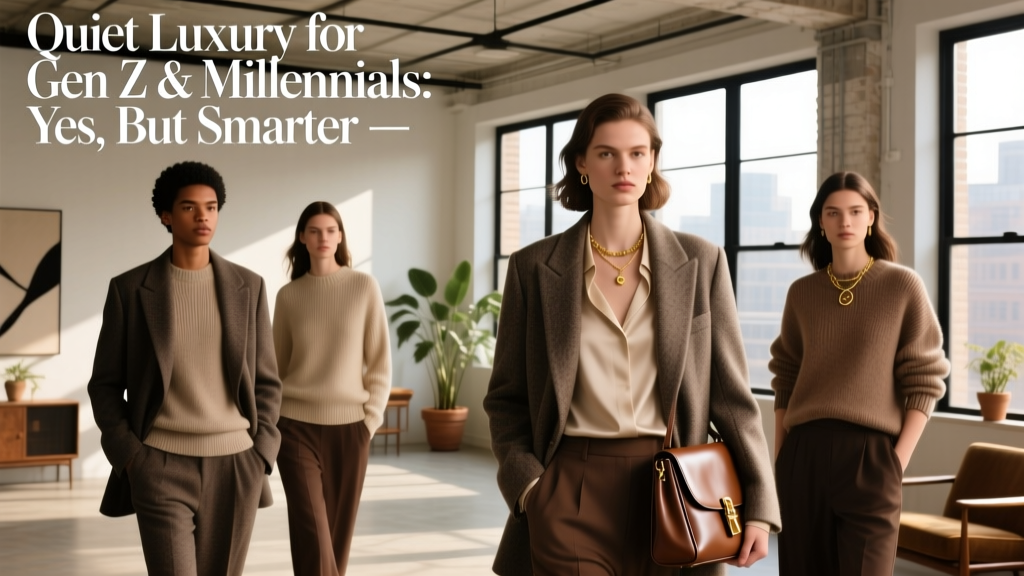 Quiet Luxury for Gen Z & Millennials: Yes, But Smarter
