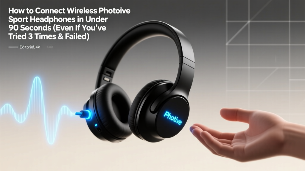 Photive Sport Headphones Pairing Guide (2026)