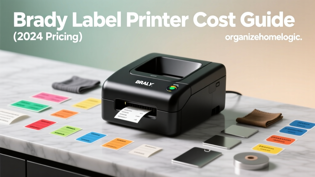 Brady Label Printer Cost Guide (2024 Pricing)