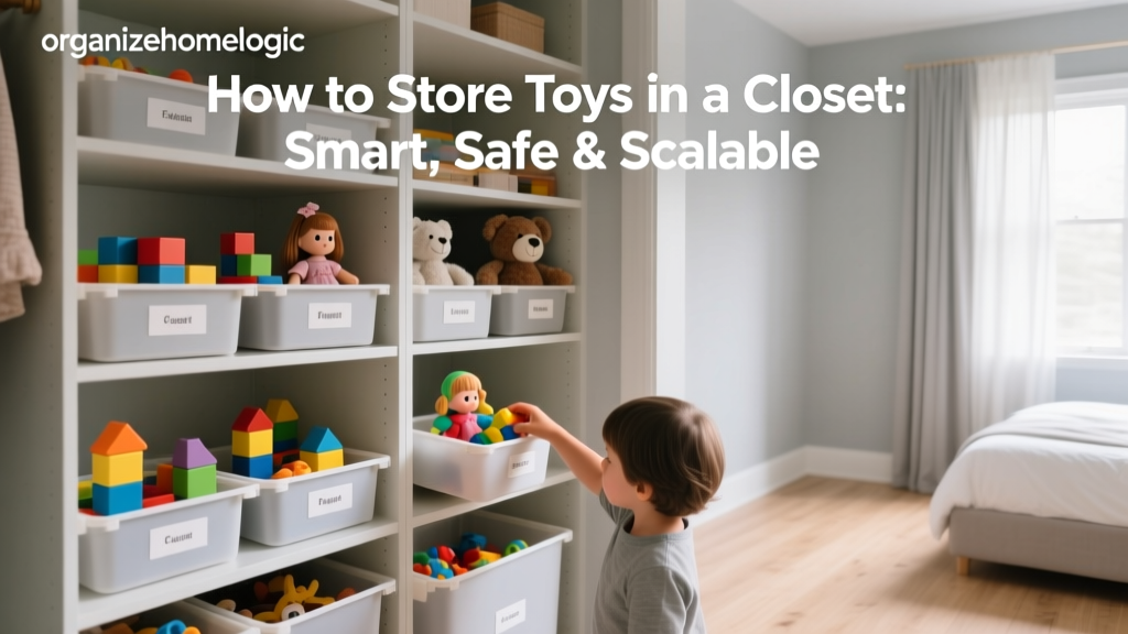 How to Store Toys in a Closet: Smart, Safe & Scalable