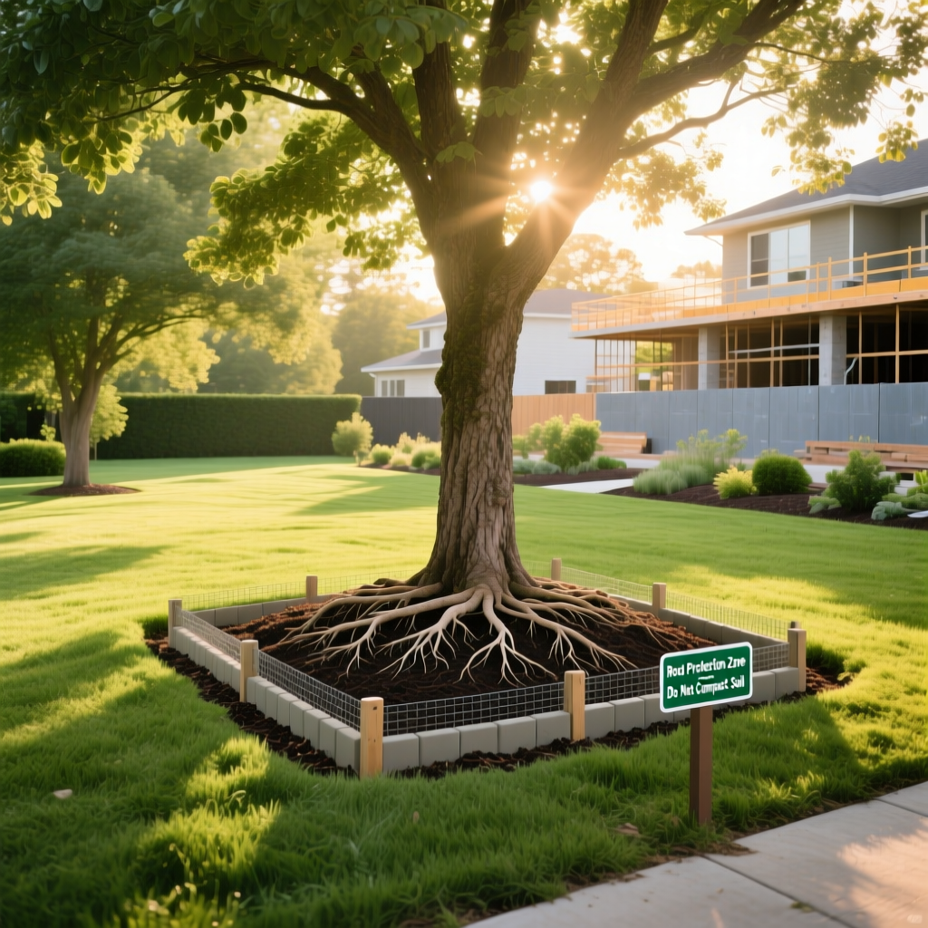 Protecting Tree Root Zones During Home Construction Projects