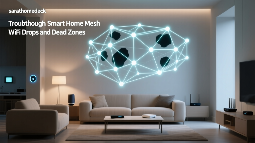 Troubleshoot Smart Home Mesh WiFi Drops and Dead Zones