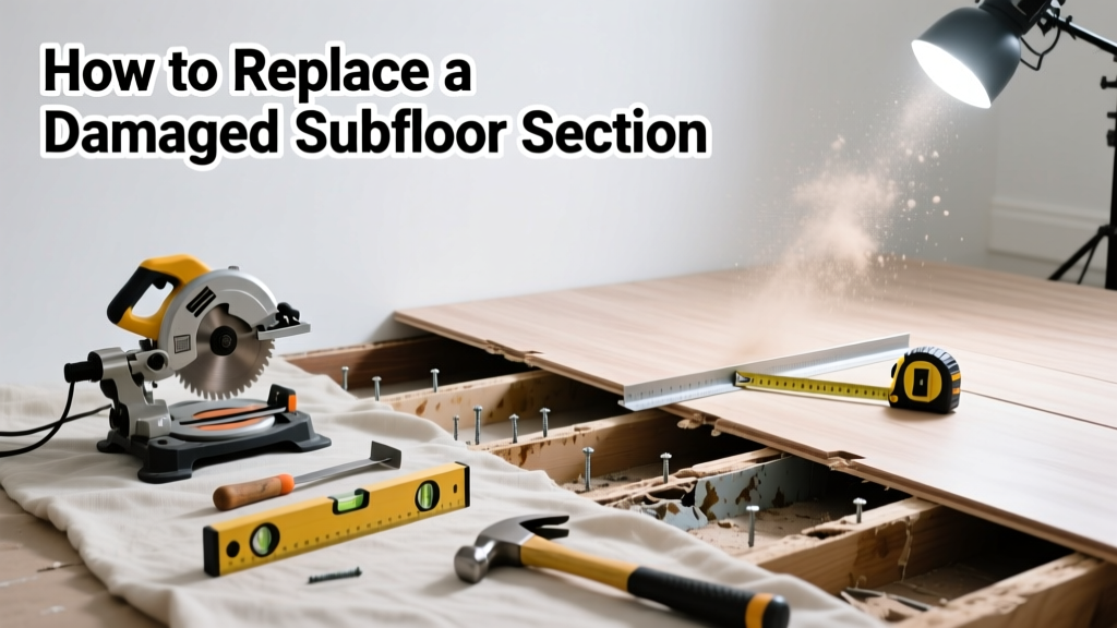 How to Replace a Damaged Subfloor Section