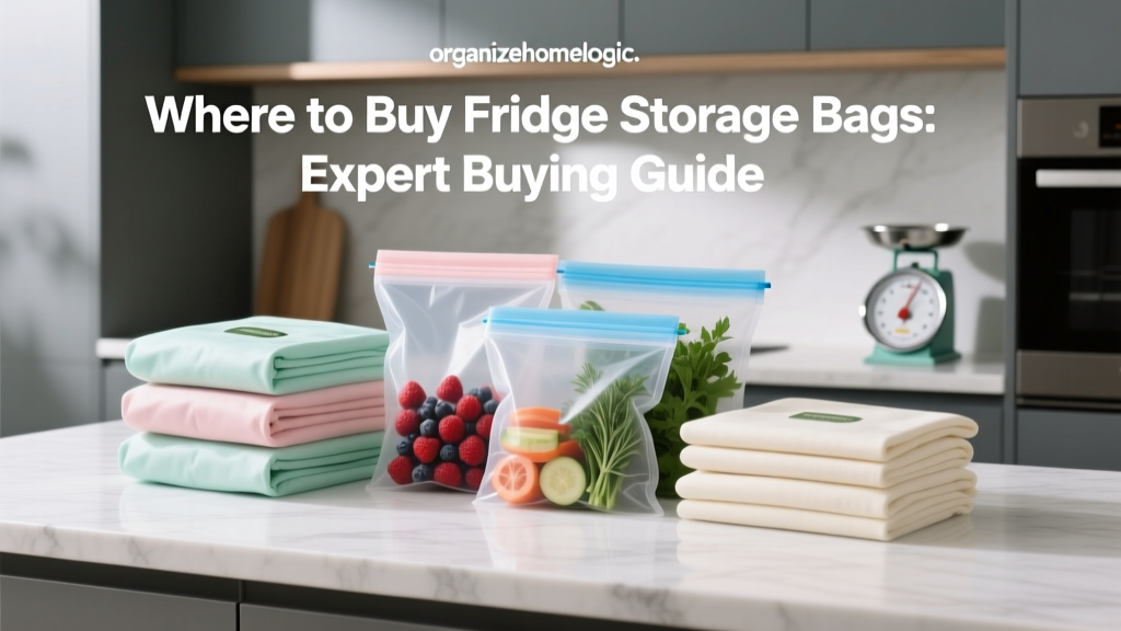 Where to Buy Fridge Storage Bags: Expert Buying Guide