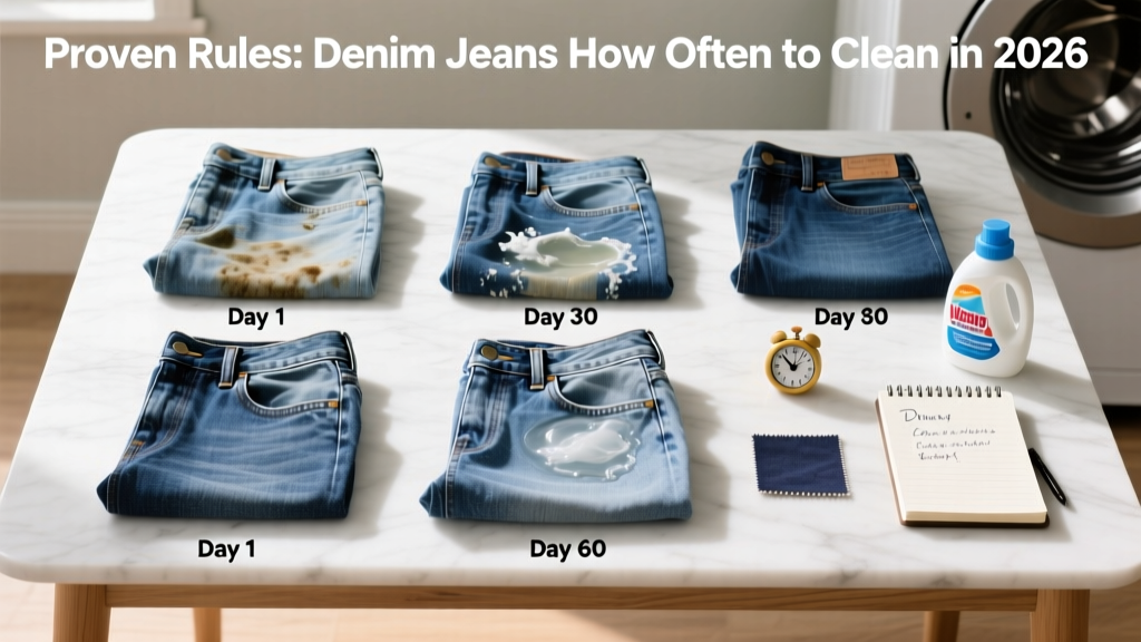 Proven Rules: Denim Jeans How Often to Clean in 2026