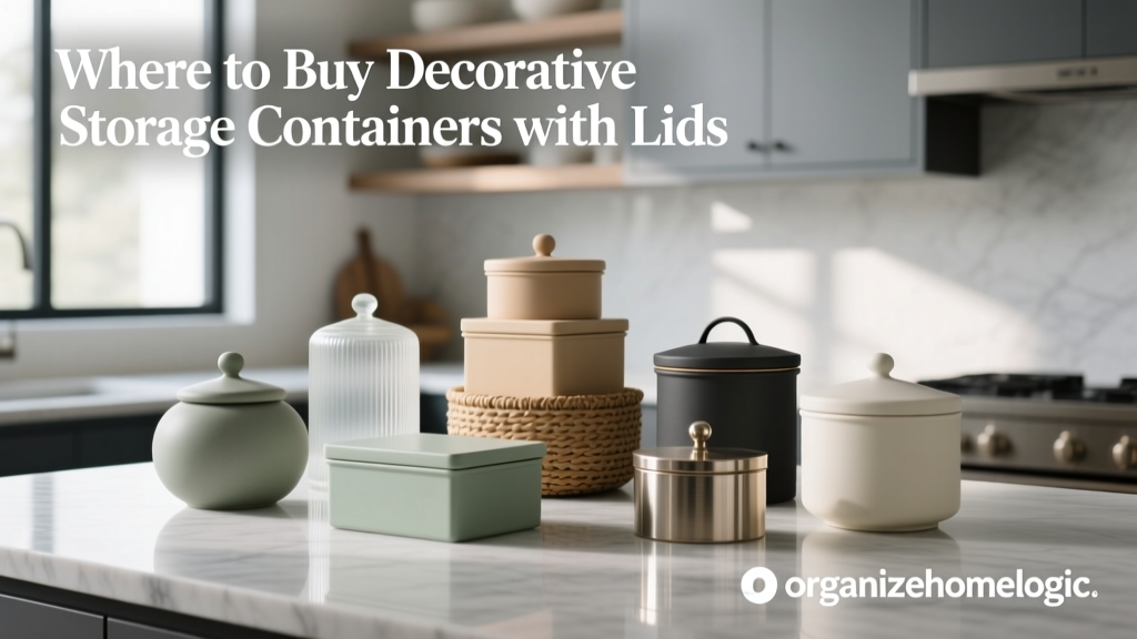 Where to Buy Decorative Storage Containers with Lids