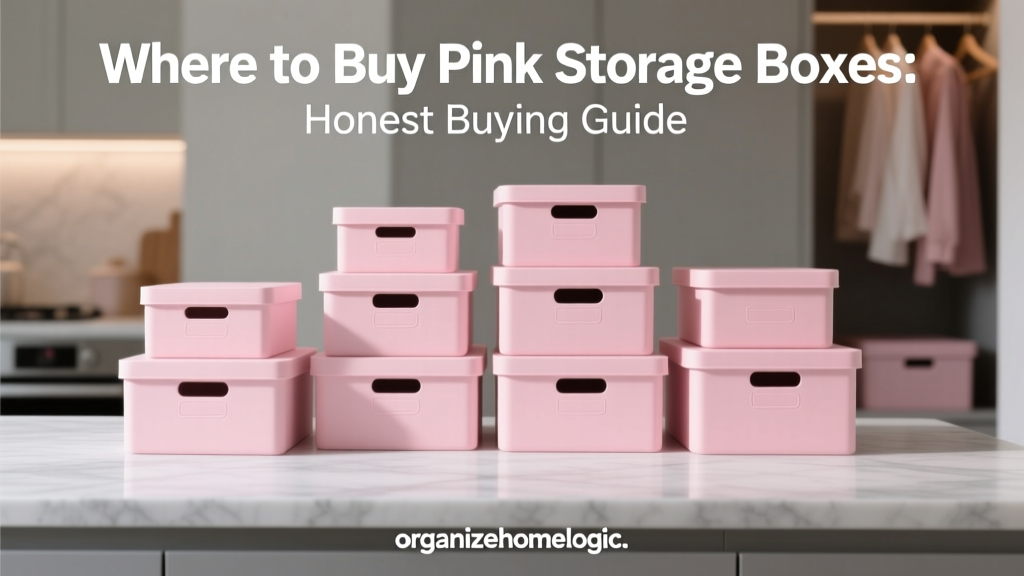 Where to Buy Pink Storage Boxes: Honest Buying Guide