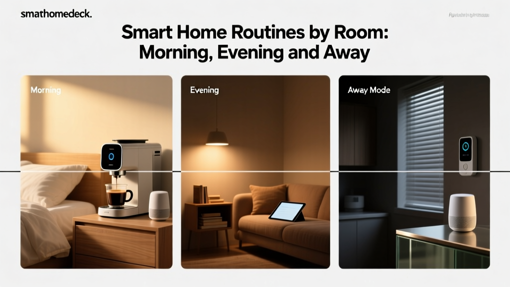Smart Home Routines by Room: Morning, Evening and Away