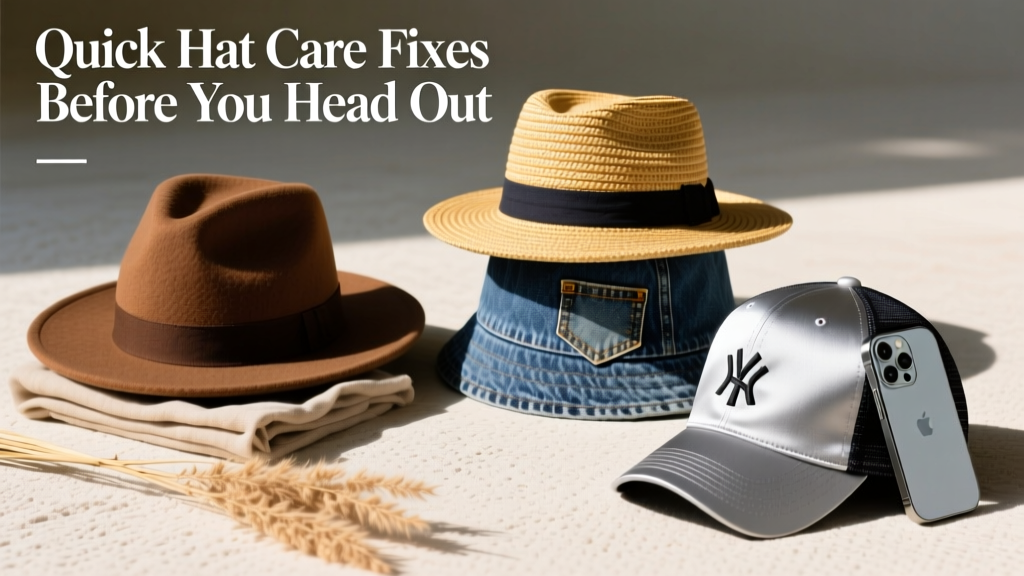 Quick Hat Care Fixes Before You Head Out