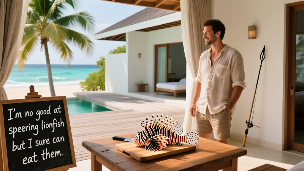I’m No Good at Spearing Lionfish—but I Sure Can Eat Them: How Sustainable Seafood Is Reshaping Caribbean Hospitality