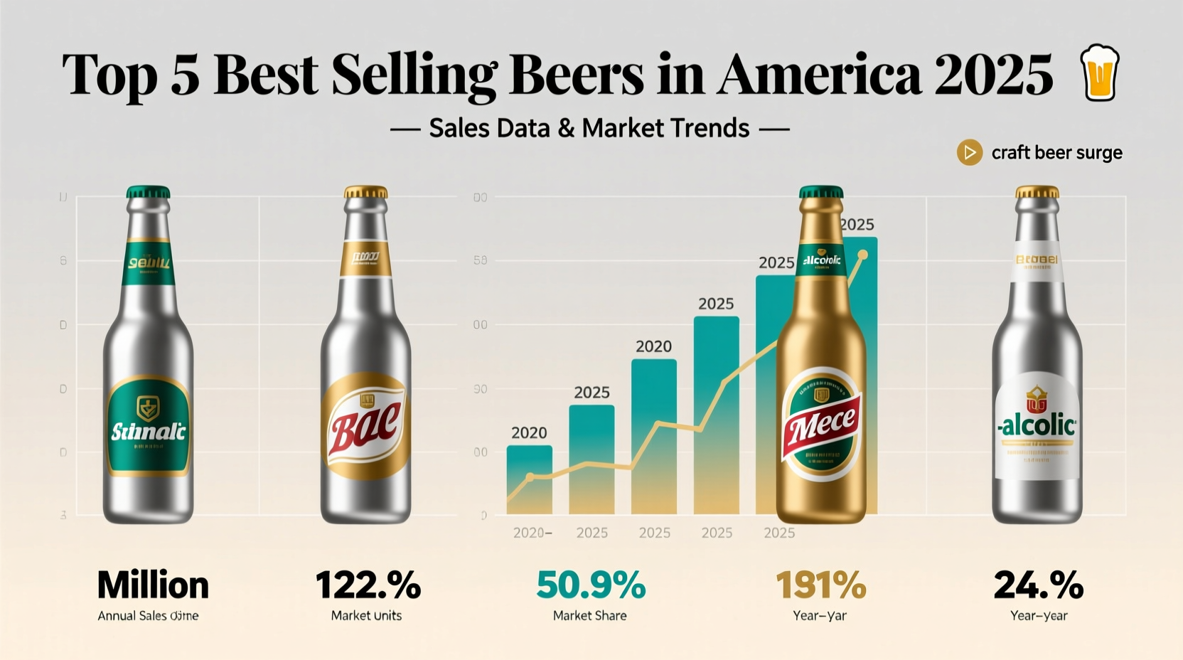 best selling beers in america
