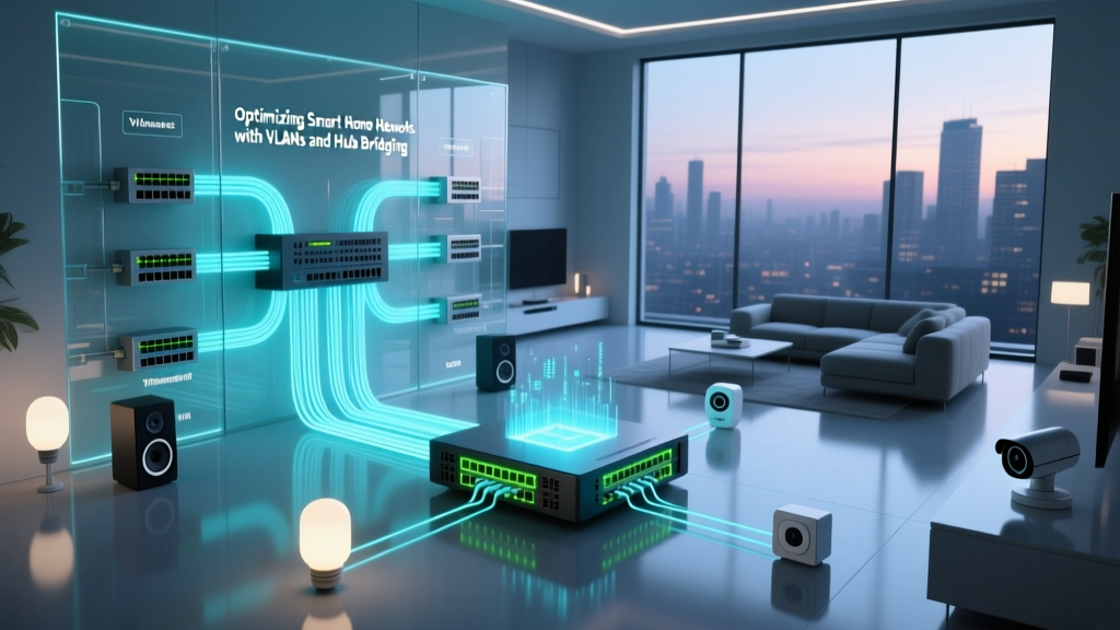 Optimizing Smart Home Networks with VLANs and Hub Bridging