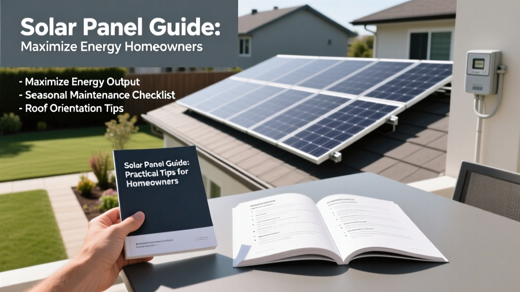 Solar Panel Guide: Practical Tips for Homeowners