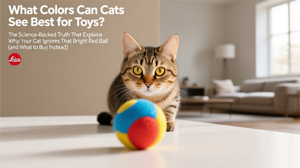 What Colors Can Cats See Best for Toys? The Science