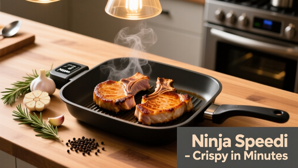 Perfect Pork Chops in Ninja Speedi: Crispy, Juicy & Safe