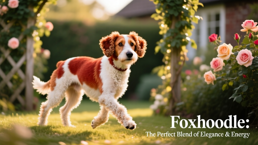 Foxhoodle - English Foxhound Poodle Mix
