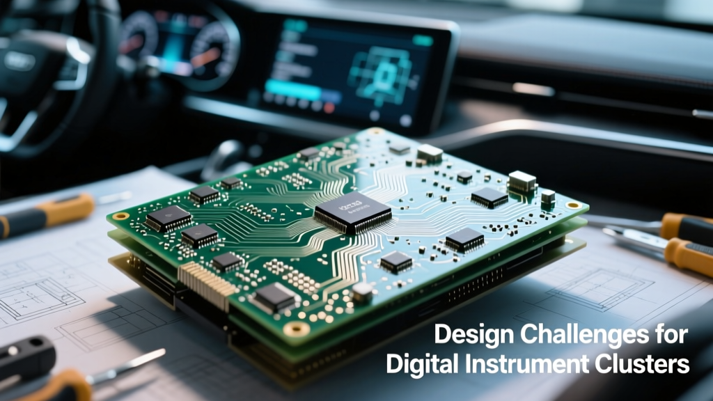 Design Challenges for Digital Instrument Clusters: Signal Integrity, Thermal Management, and Functional Safety in Modern Automotive Displays