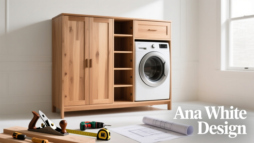 How to Build an Ana White Laundry Cabinet (Step-by-Step)