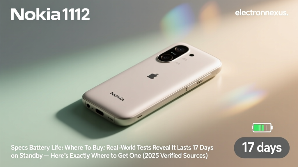 Nokia 1112 Specs Battery Life Where To Buy: Real-World Tests Reveal It Lasts 17 Days on Standby — Here’s Exactly Where to Get One (2025 Verified Sources)