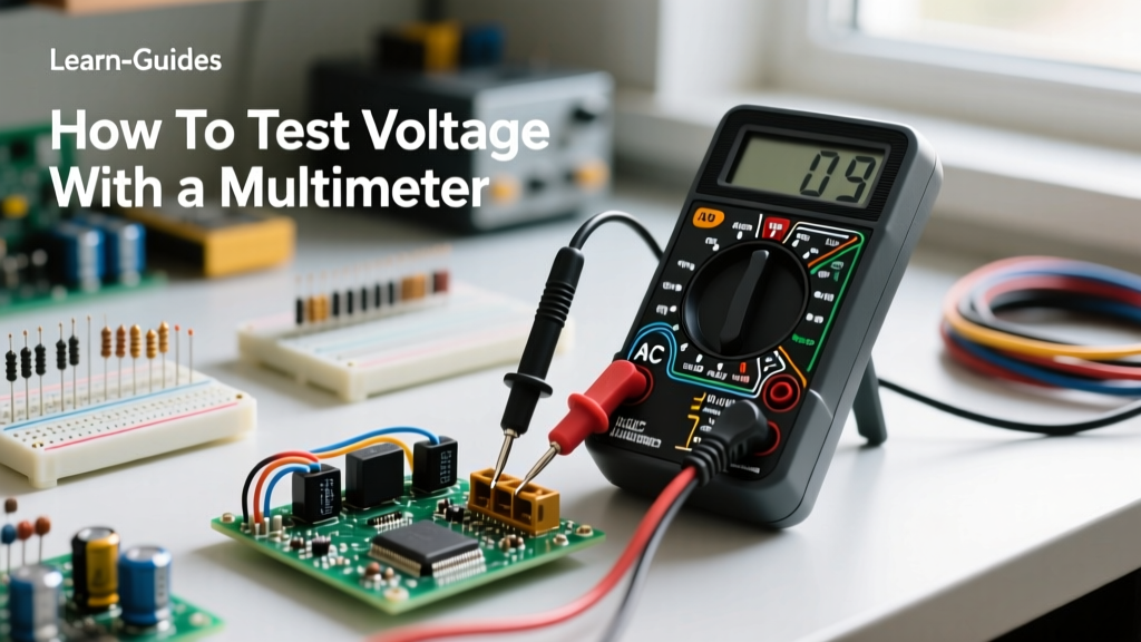 How to Test for Voltage With a Multimeter: AC & DC Basics