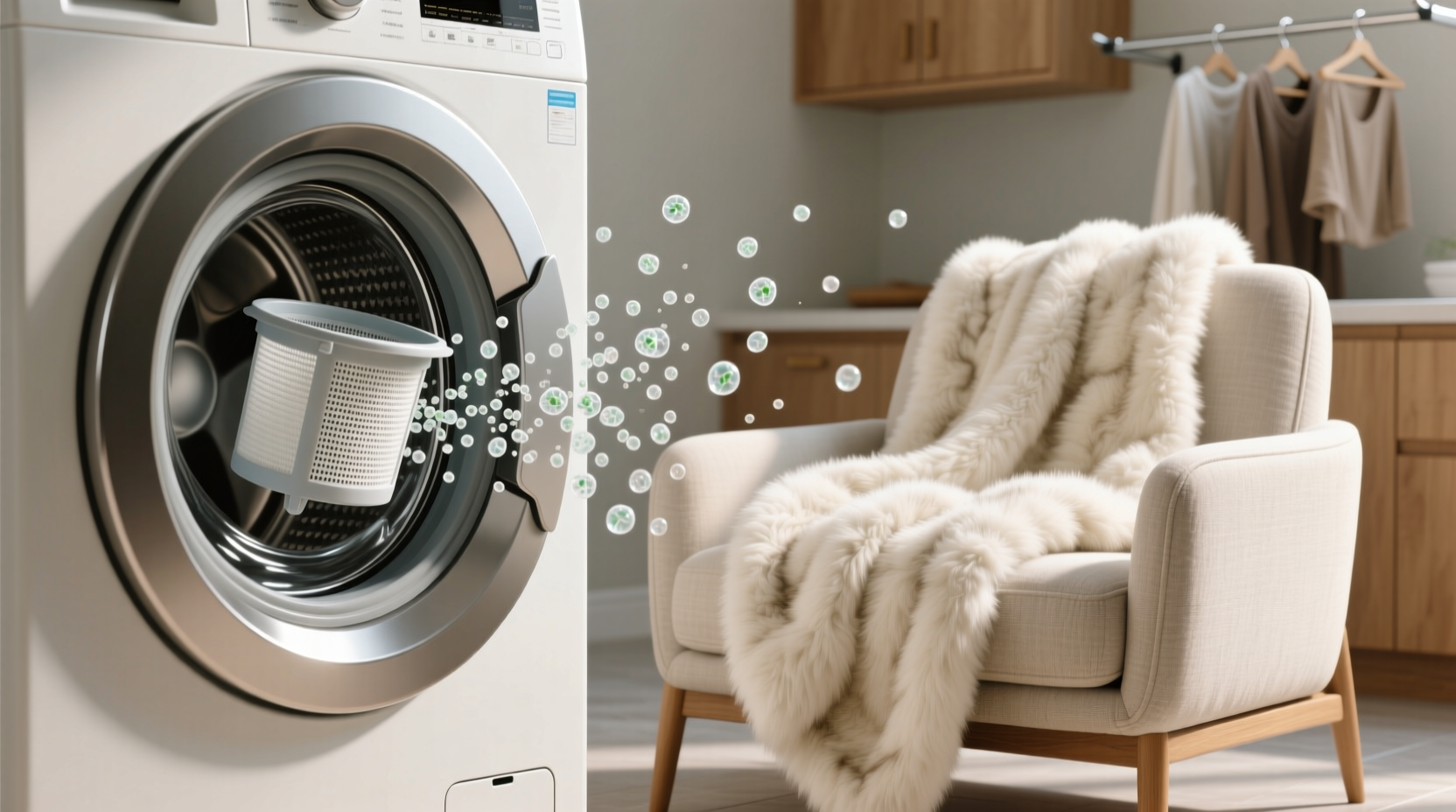 how to wash faux fur throws safely