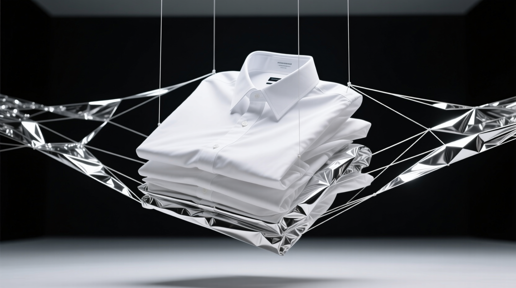 use aluminum foil to keep clothes static free