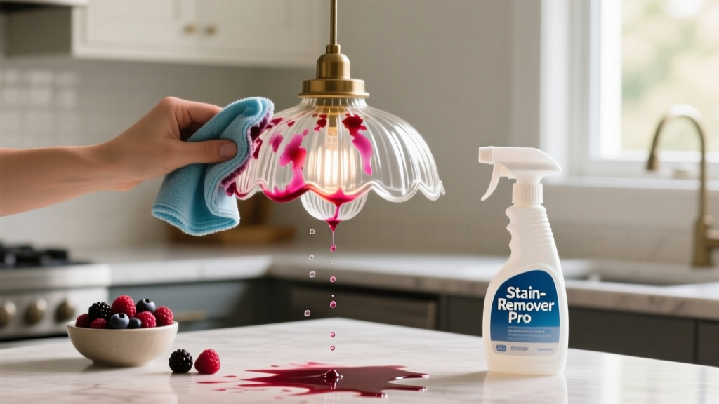 Tested: How to Get Berry Juice Out of Light Fixtures Fast