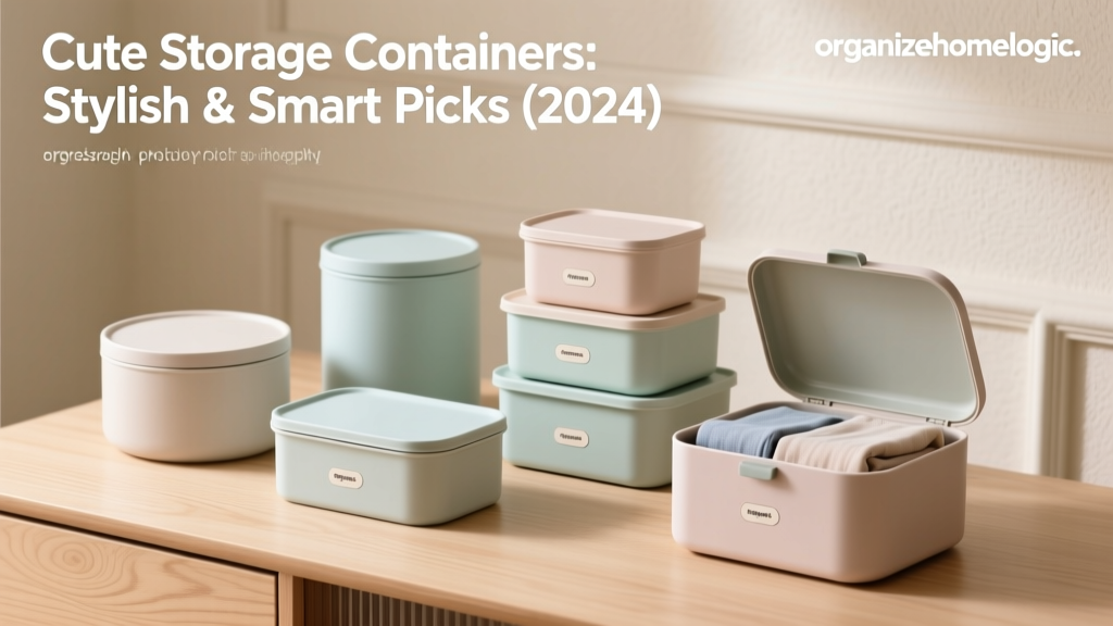 Cute Storage Containers: Stylish & Smart Picks (2024)