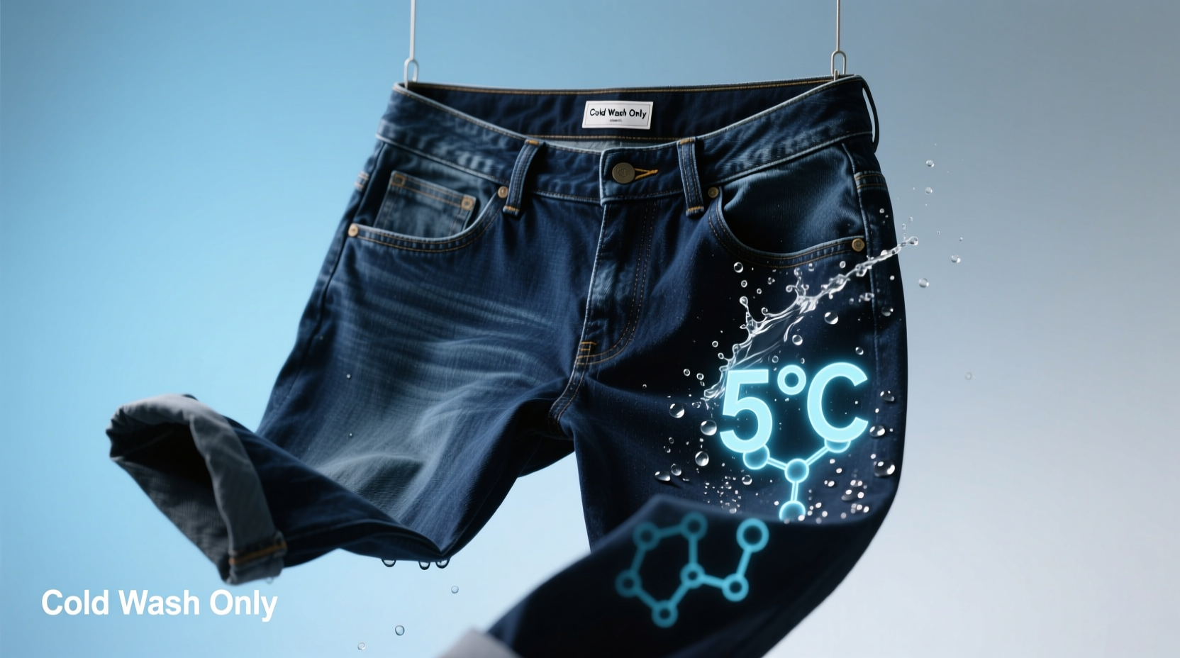 cold water wash vs warm water for dark jeans