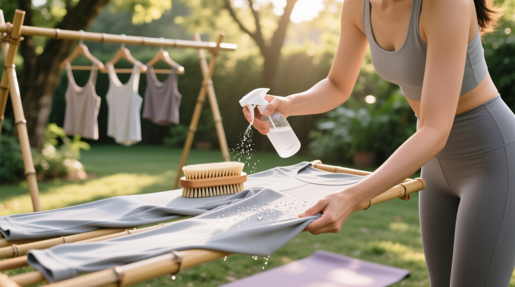 how to stop static cling in yoga pants