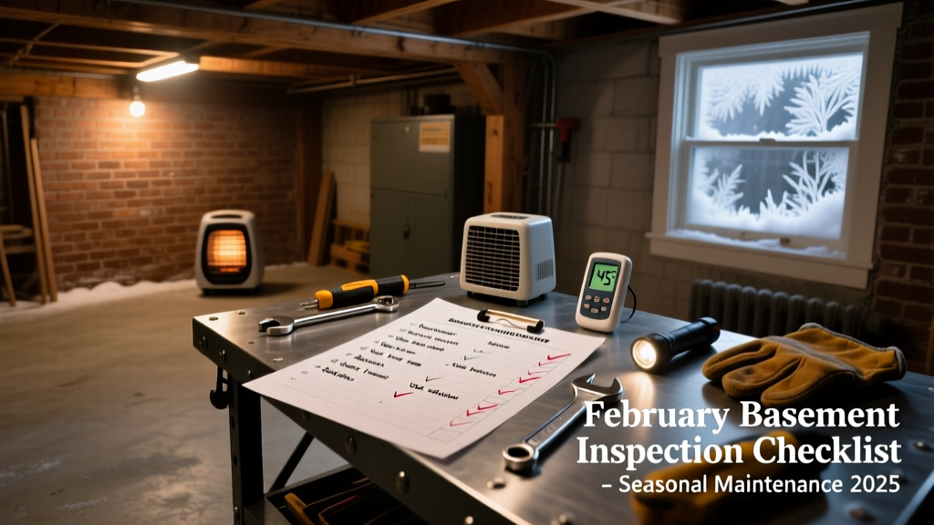 February Basement Inspection: Seasonal Maintenance Checklist