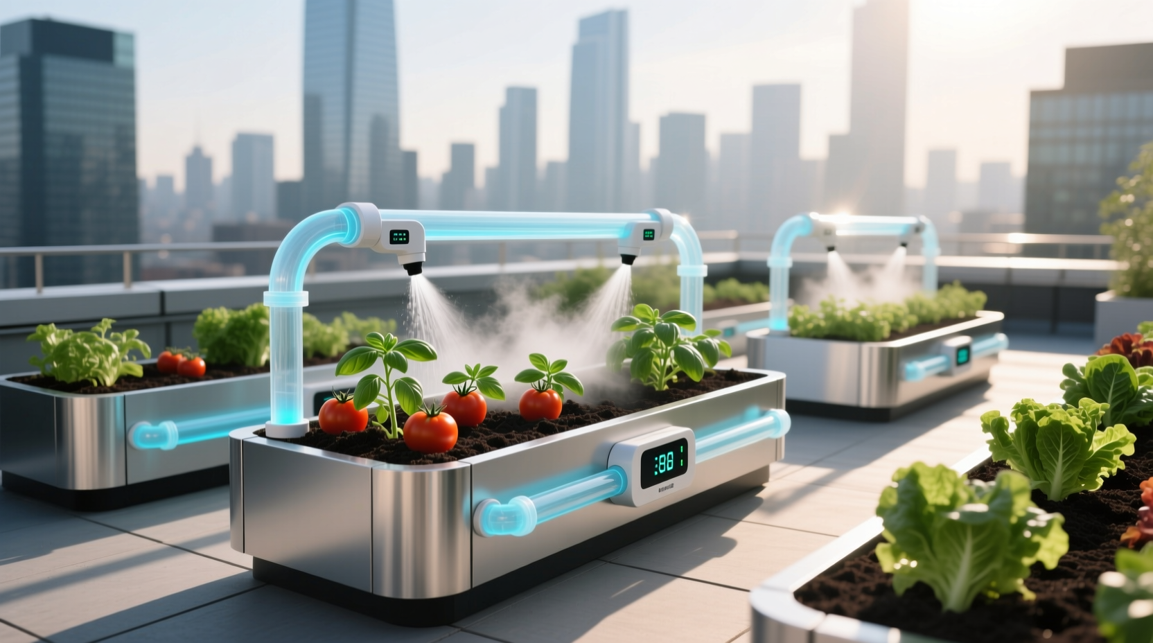 raised bed watering system