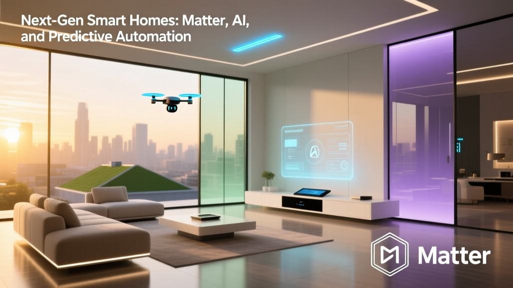 Next-Gen Smart Homes: Matter, AI, and Predictive Automation