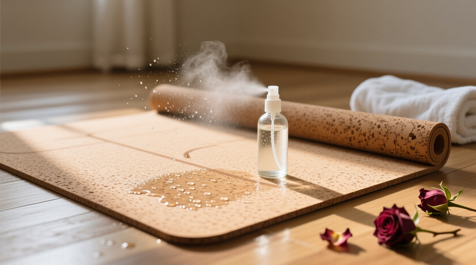 eco friendly cork mat cleaning tips