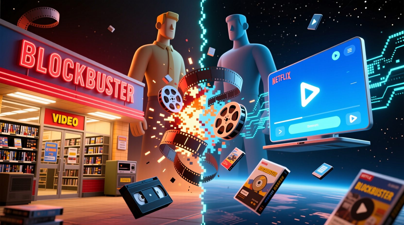 Blockbuster Online vs Netflix: Streaming Efficiency Reality Check