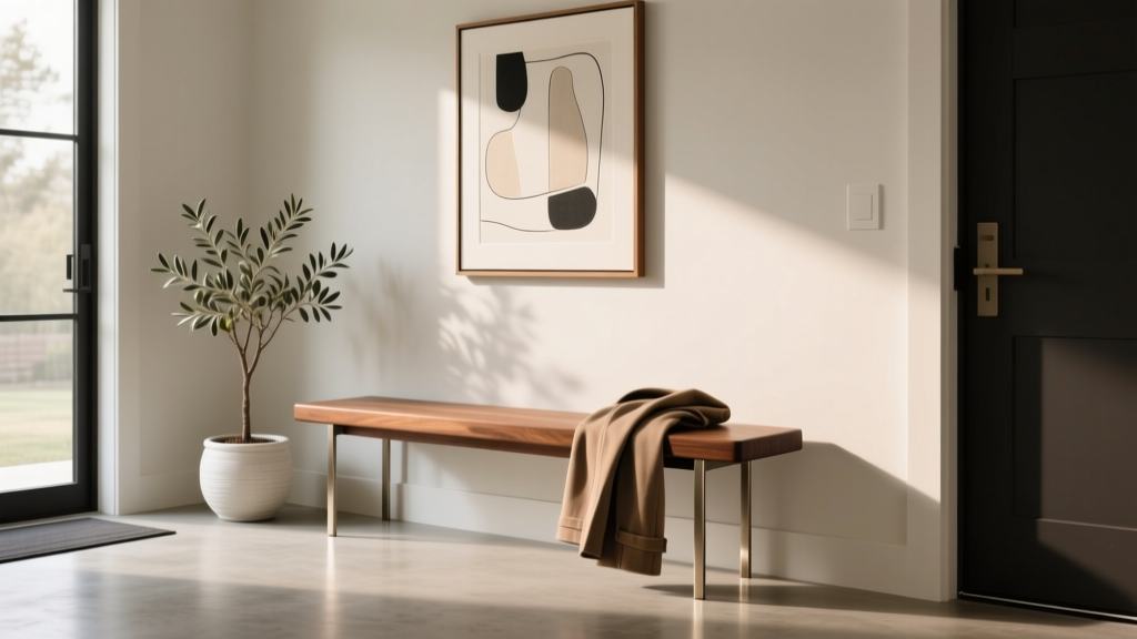 Slim Entryway Bench: Stylish & Smart Finds