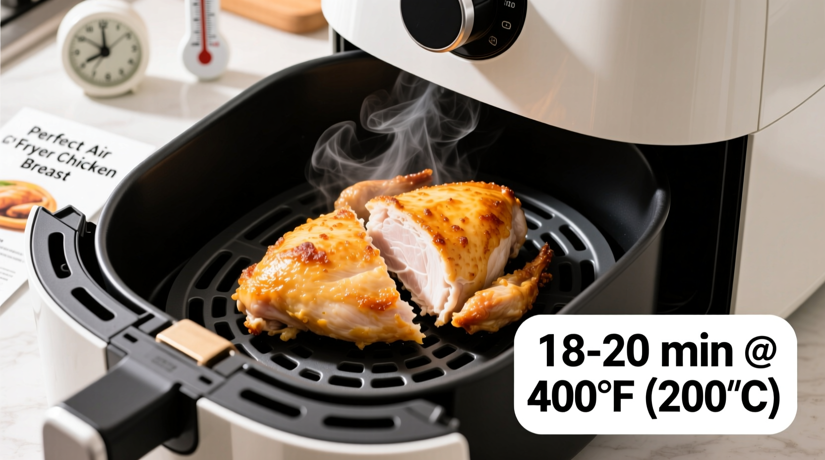 how long to cook chicken breast in the air fryer