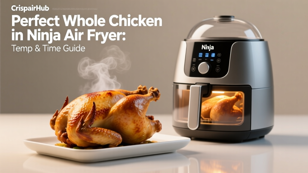 Perfect Whole Chicken in Ninja Air Fryer: Temp & Time Guide