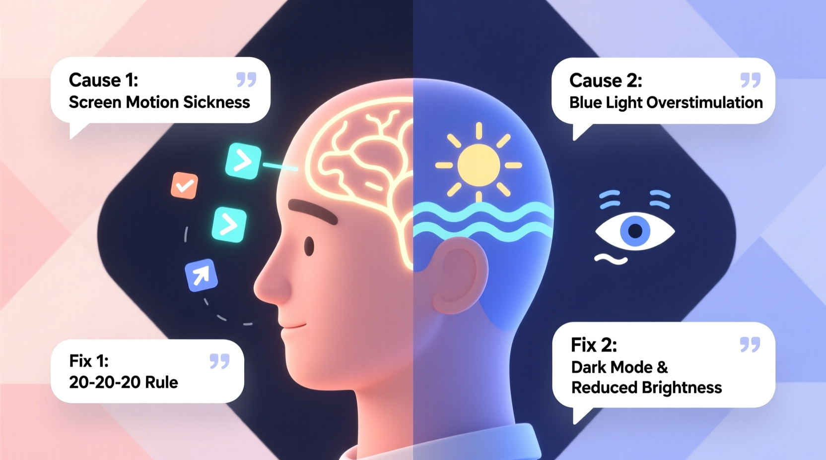 why do i feel dizzy after scrolling on my phone causes and quick fixes